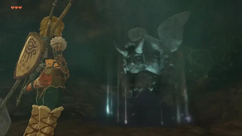 Horned statue Zelda tears of the kingdom